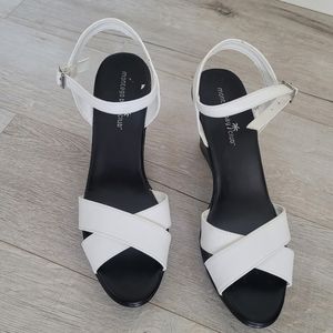 MONTEGO Bay Club Strap Wedge Sandles US11